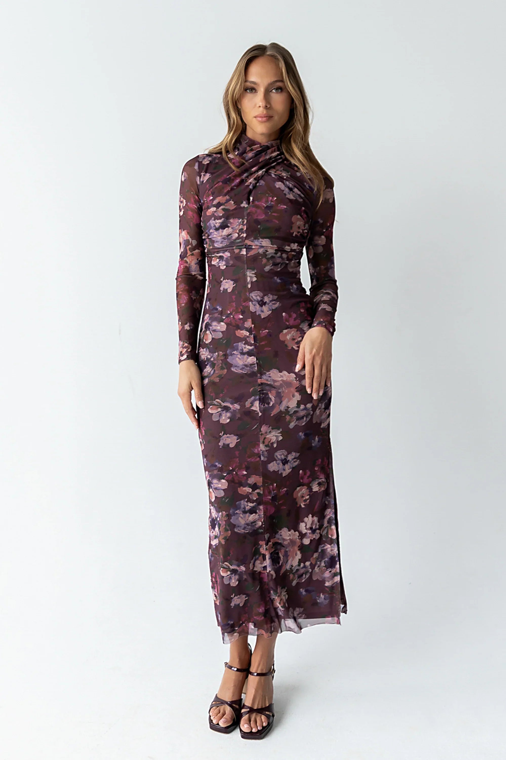 Jovie Floral Mesh Maxi Dress FINAL SALE
