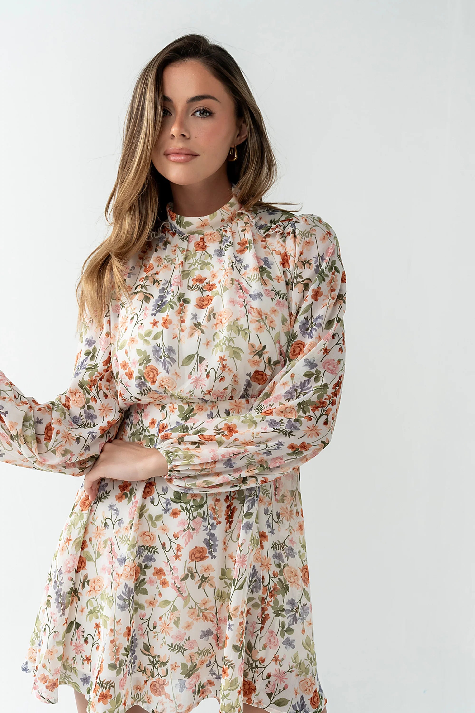 Harlie Chiffon Mini Dress