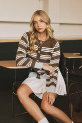 Bennie Striped Cardigan FINAL SALE