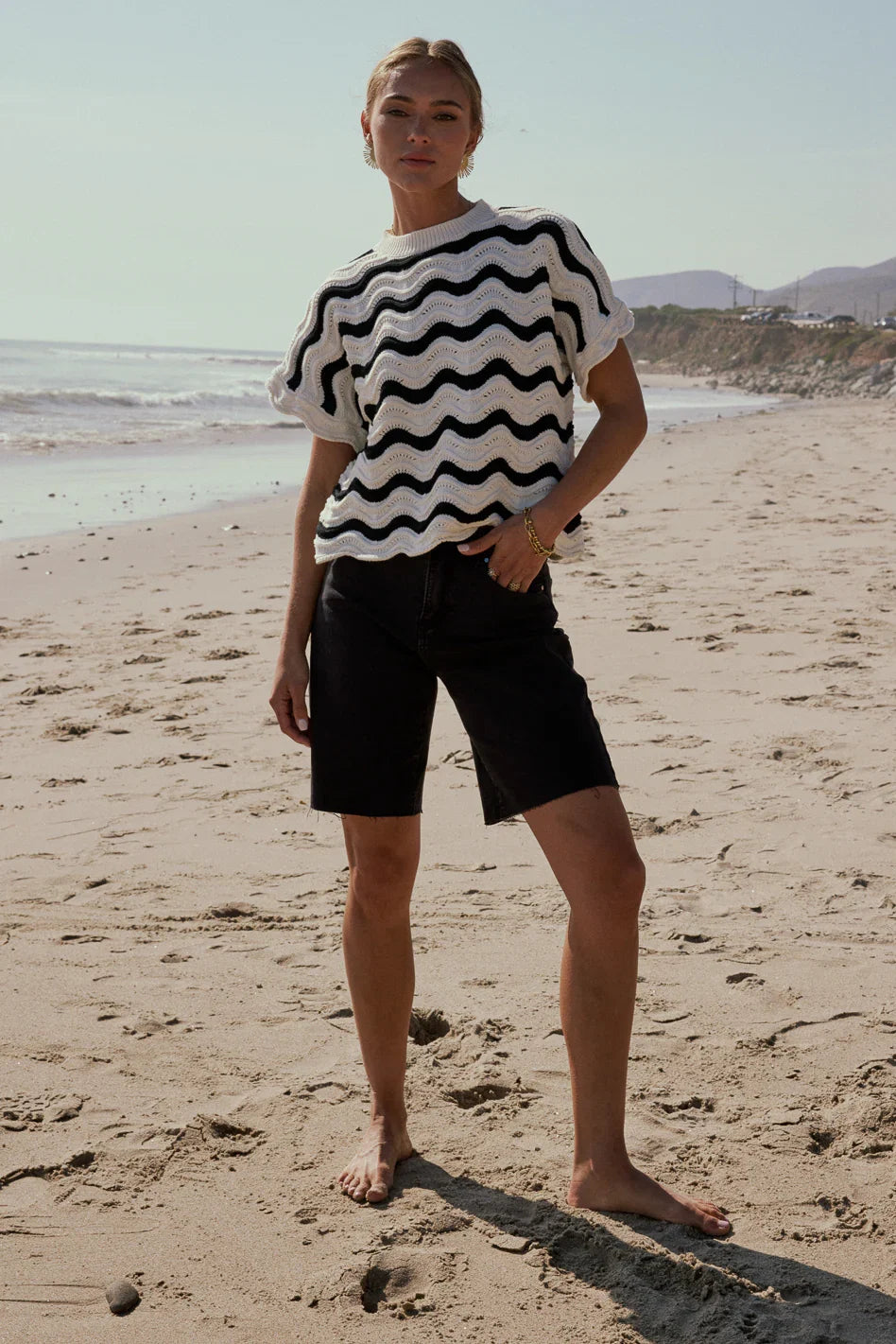 Marlene Wavy Sweater FINAL SALE