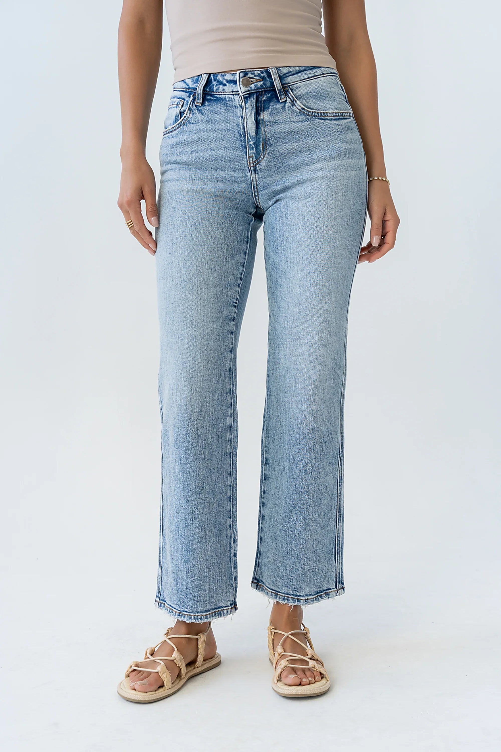Jojo Slim Wide Leg Jeans