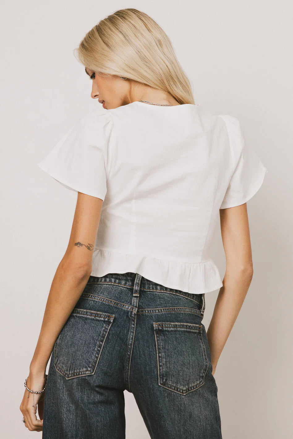 Kaia Button Front Blouse FINAL SALE
