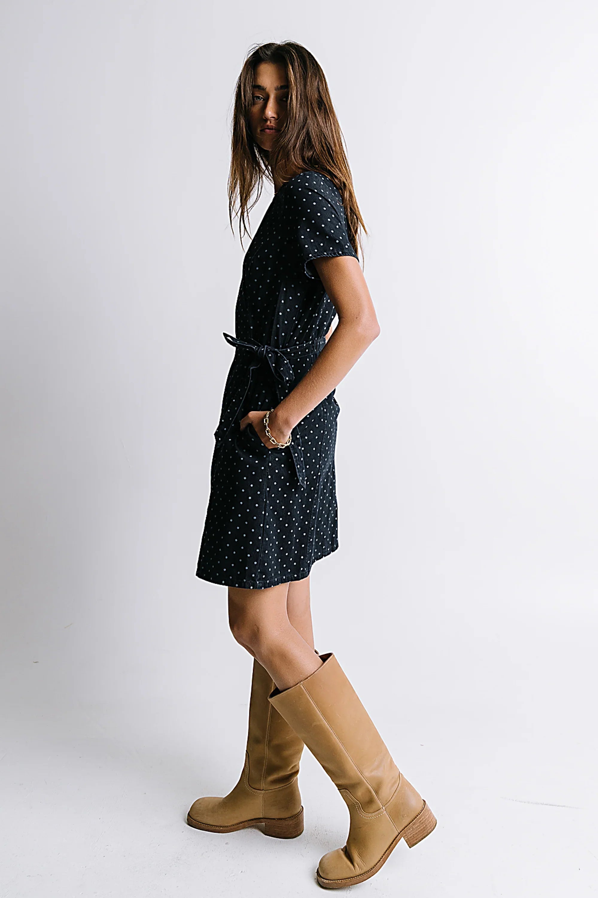 Gloria Polka Dot Mini Dress FINAL SALE