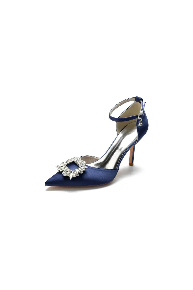 Pointed Toe Rhinestone Party Shoes