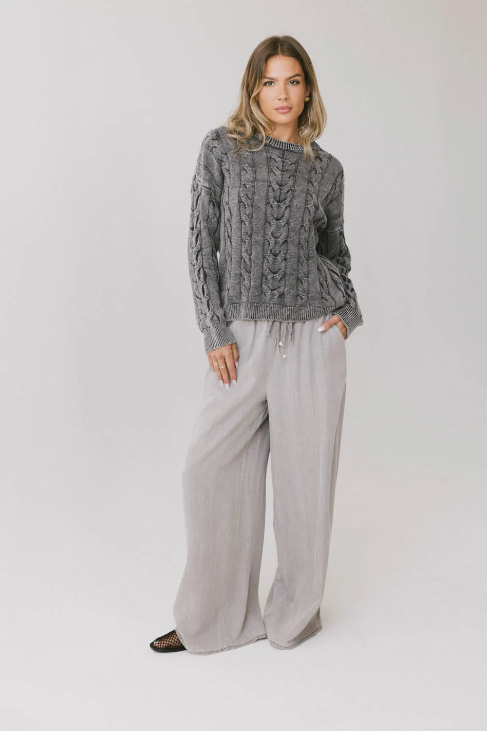 Marquette Cable Knit Sweater FINAL SALE