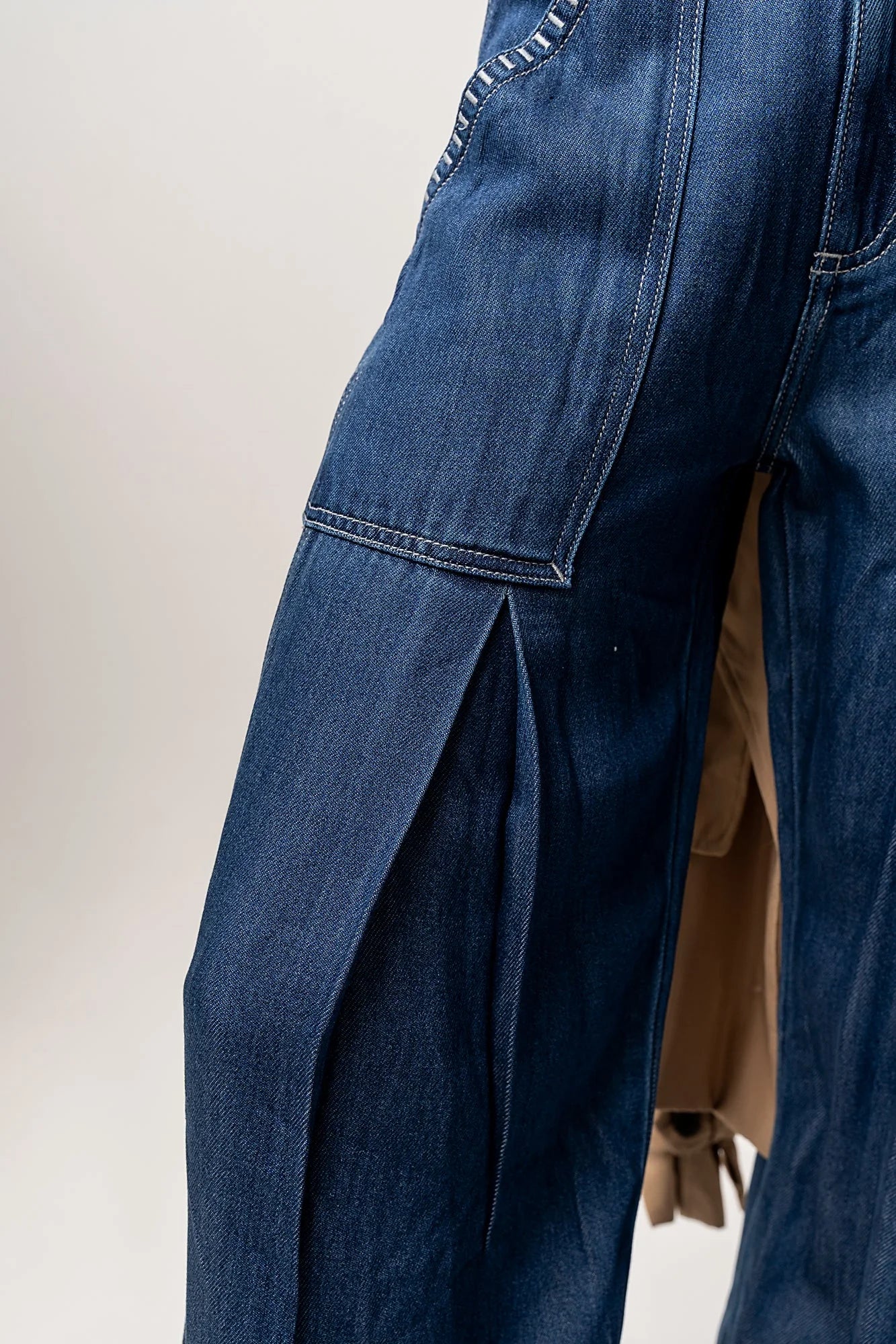 Zoey Pleated Baggy Jeans FINAL SALE