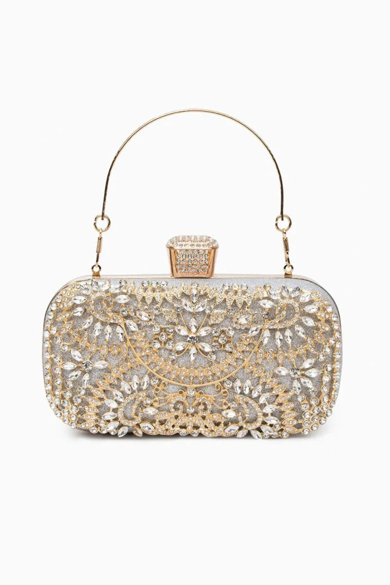 Luxurious Flower Clutch Bag