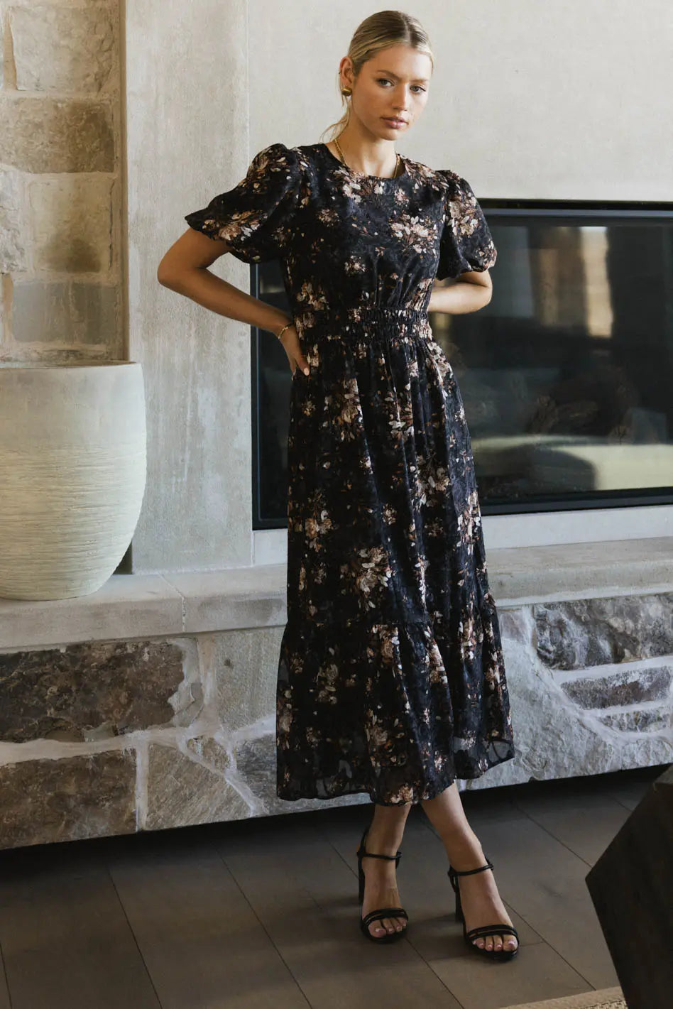 Mirren Floral Midi Dress FINAL SALE