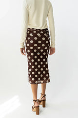 Elsie Polka Dot Maxi Skirt