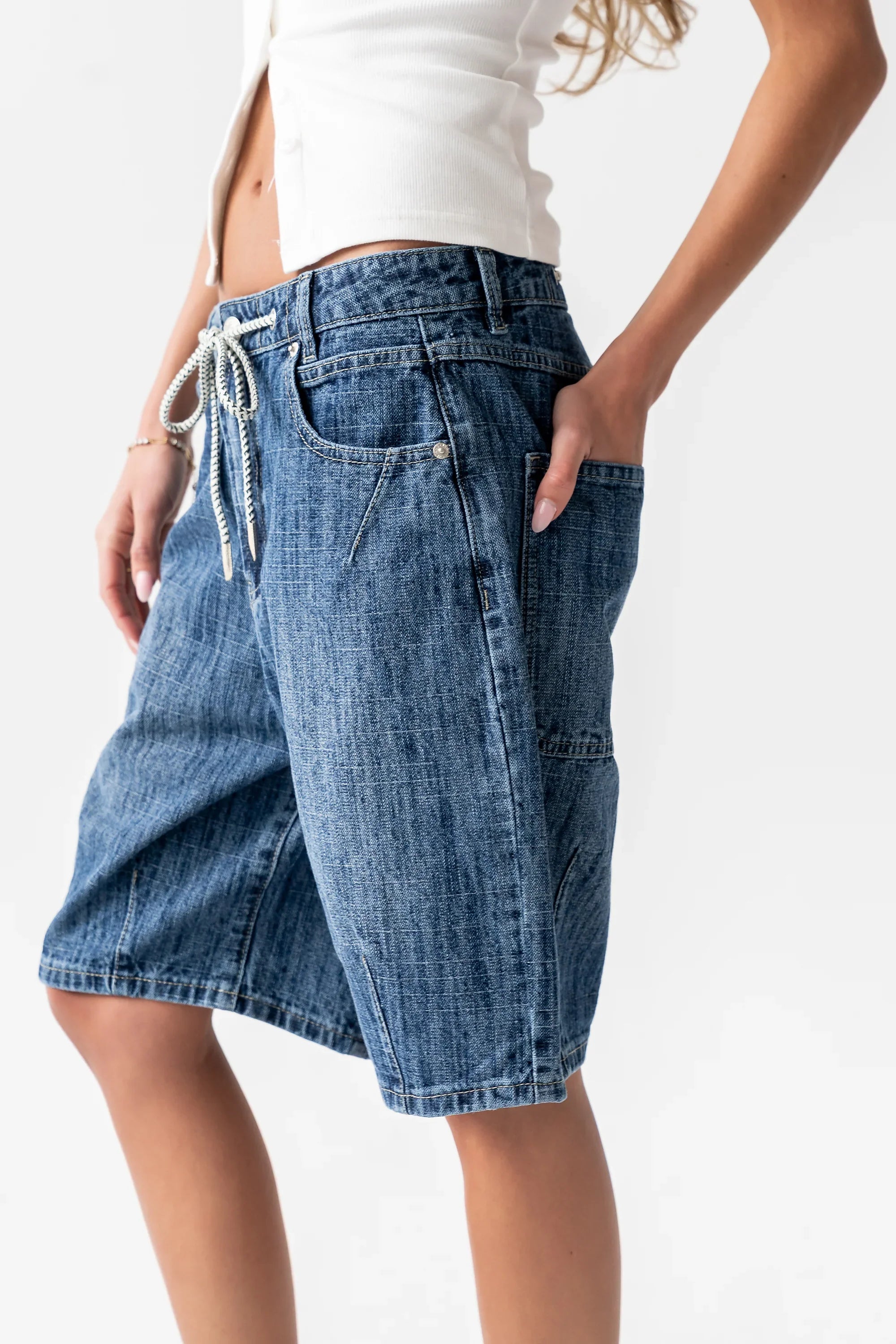 Ashley Barrel Bermuda Shorts