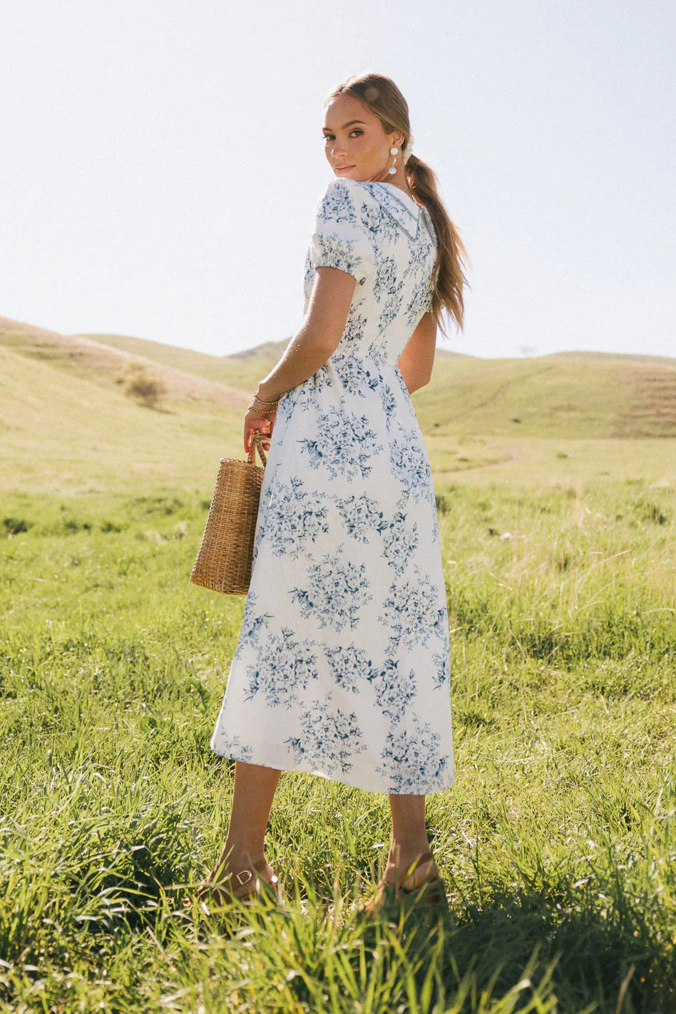 Kyrie Floral Midi Dress FINAL SALE