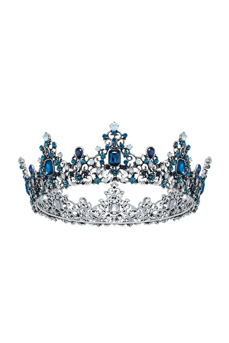 Baroque Colorful Crystal Crown