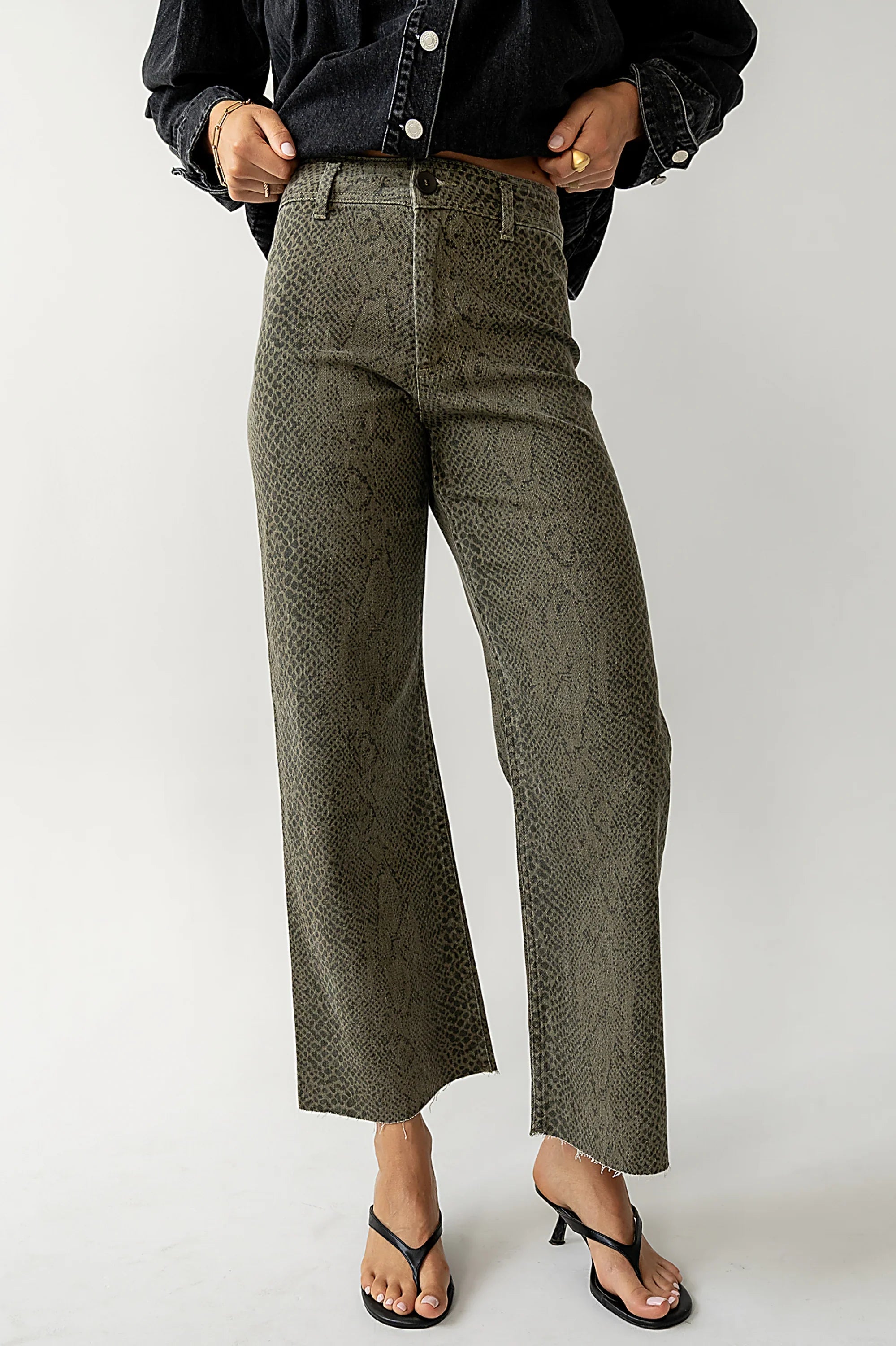 Gia Snake Print Pants FINAL SALE