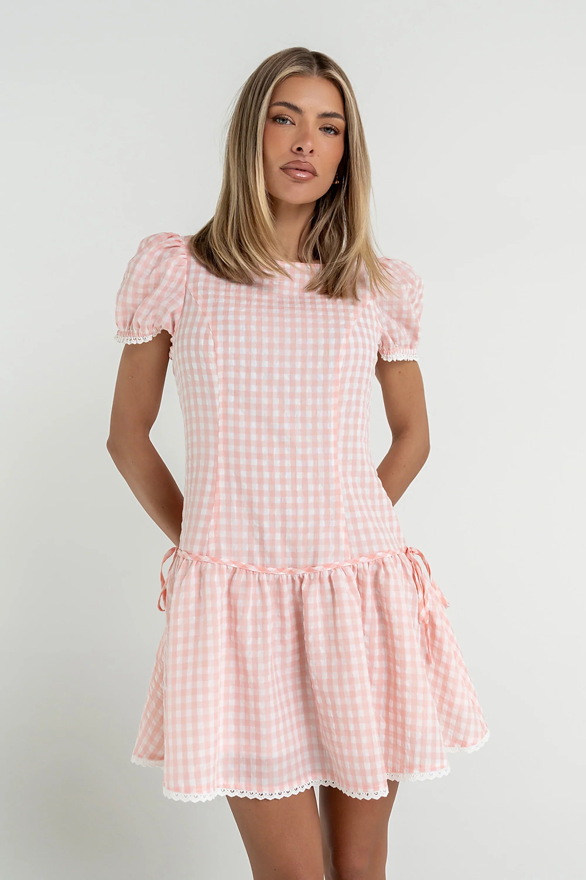 Chance Gingham Mini Dress