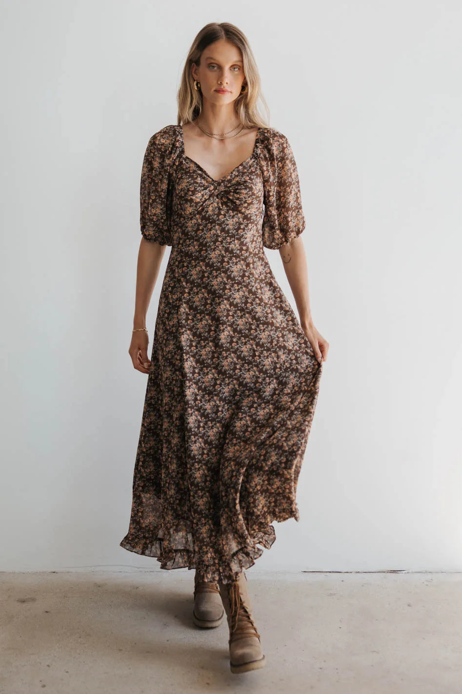 Jordana Floral Maxi Dress FINAL SALE