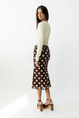 Elsie Polka Dot Maxi Skirt