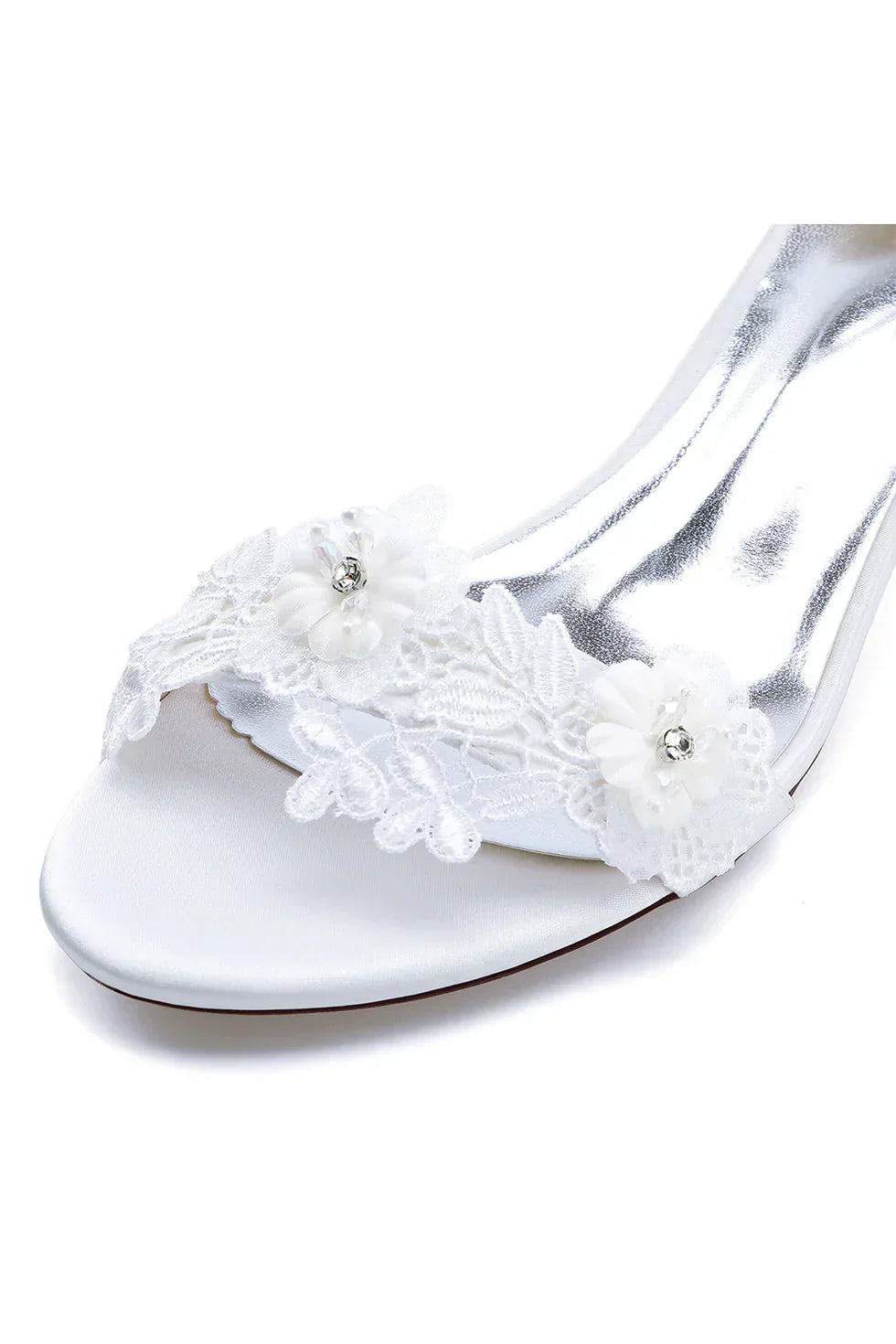 Floral Embellished Block Heel Sandal