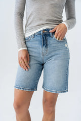 Danika Denim Bermuda Shorts