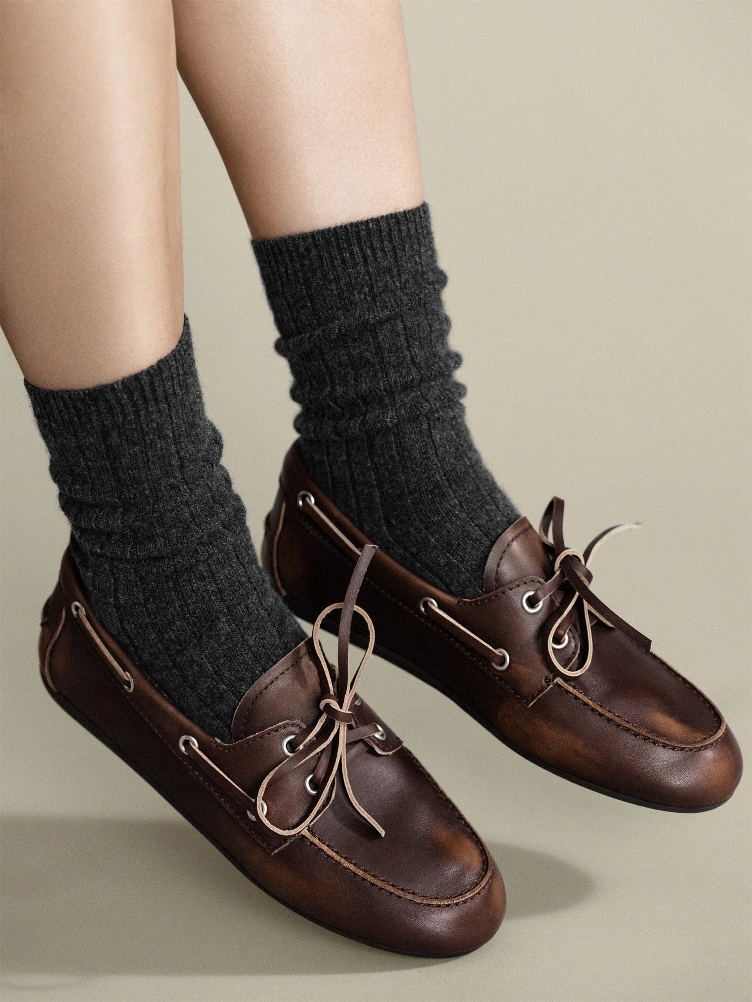 Italia Cashmere Cozy Rib Crew