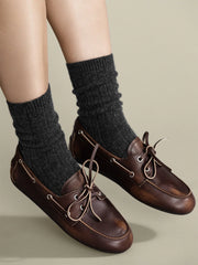 Italia Cashmere Cozy Rib Crew