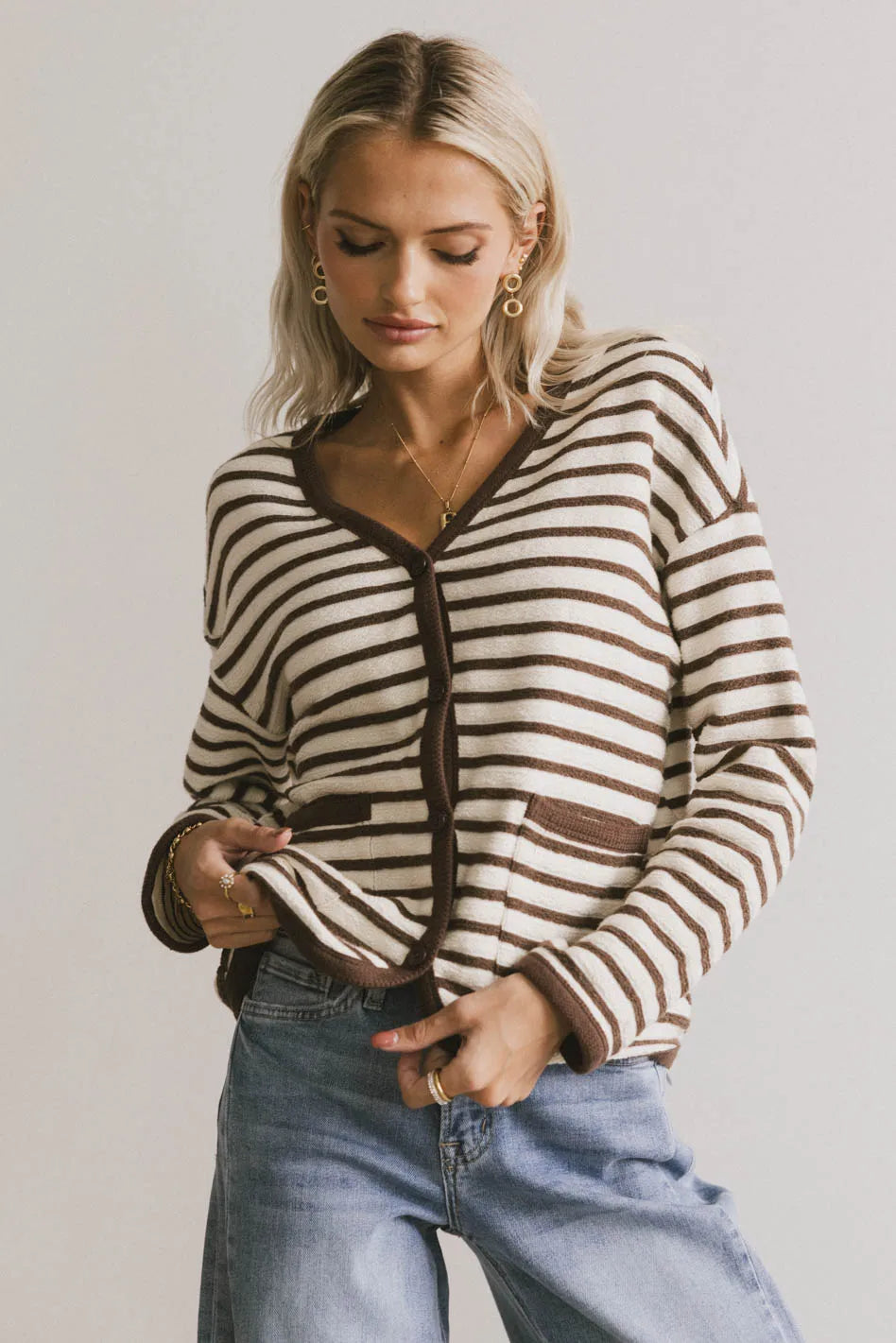 Karis Knit Button Up Cardigan FINAL SALE