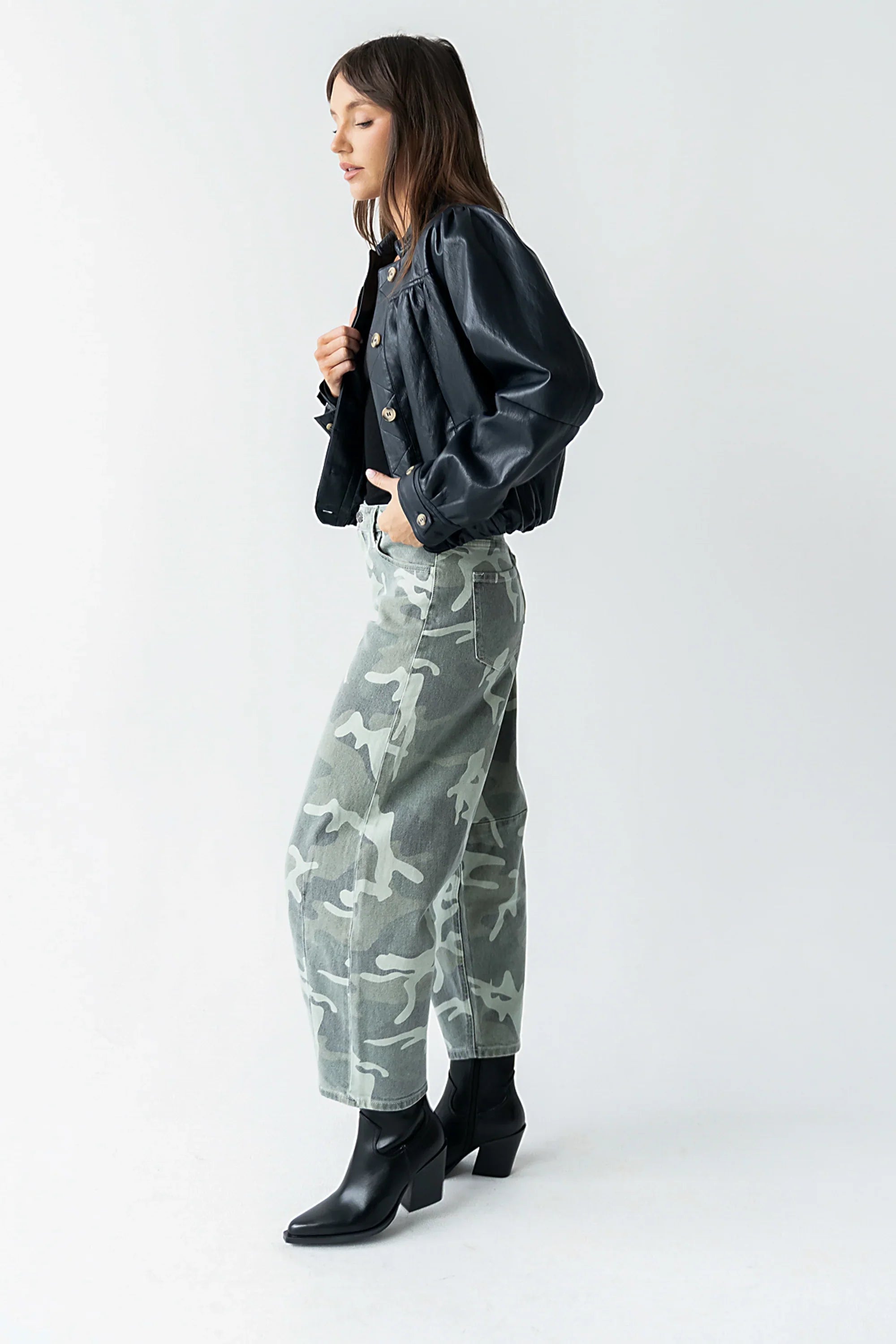 Kiele Vegan Leather Jacket