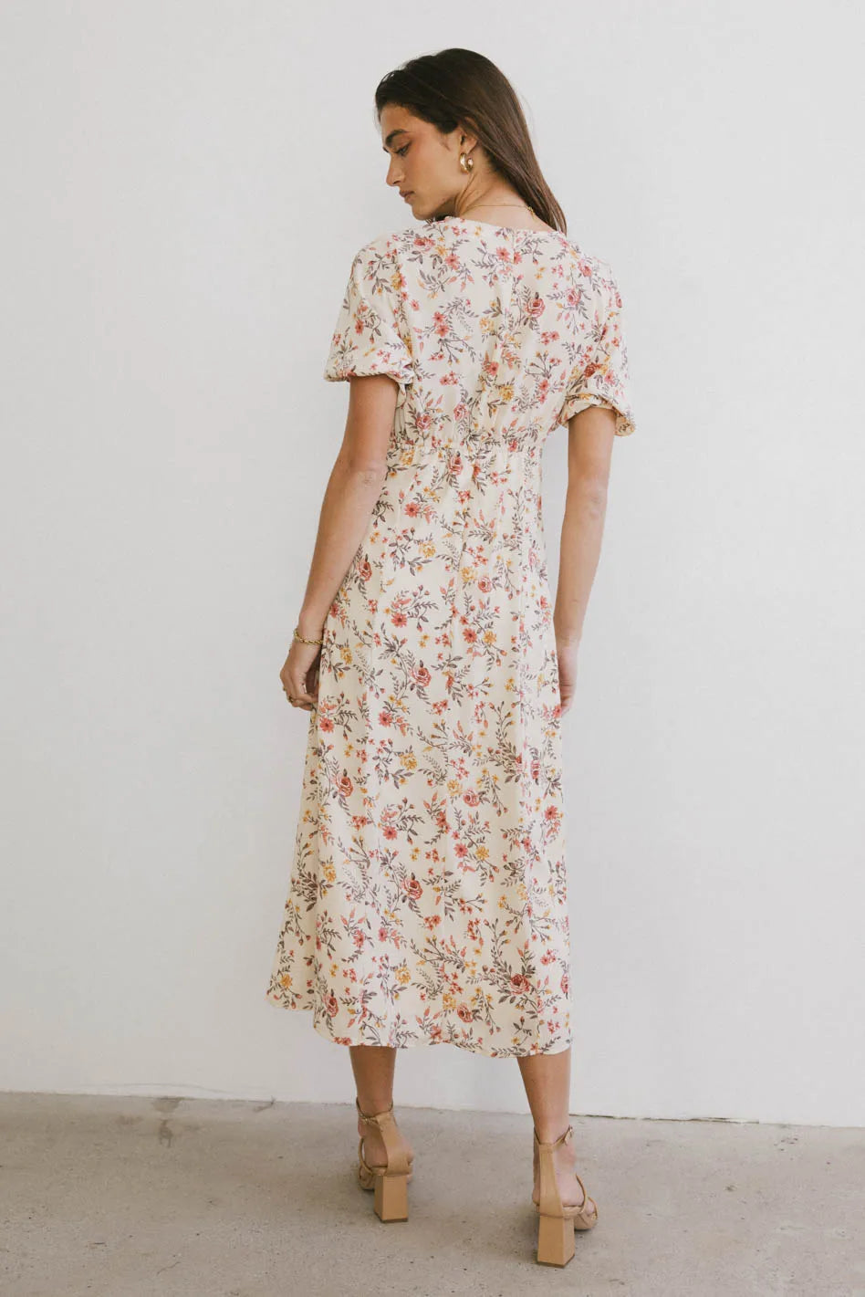 Ainsley Floral Midi Dress FINAL SALE