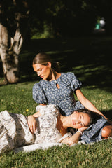 Baylor Floral Maxi Dress in Blue FINAL SALE