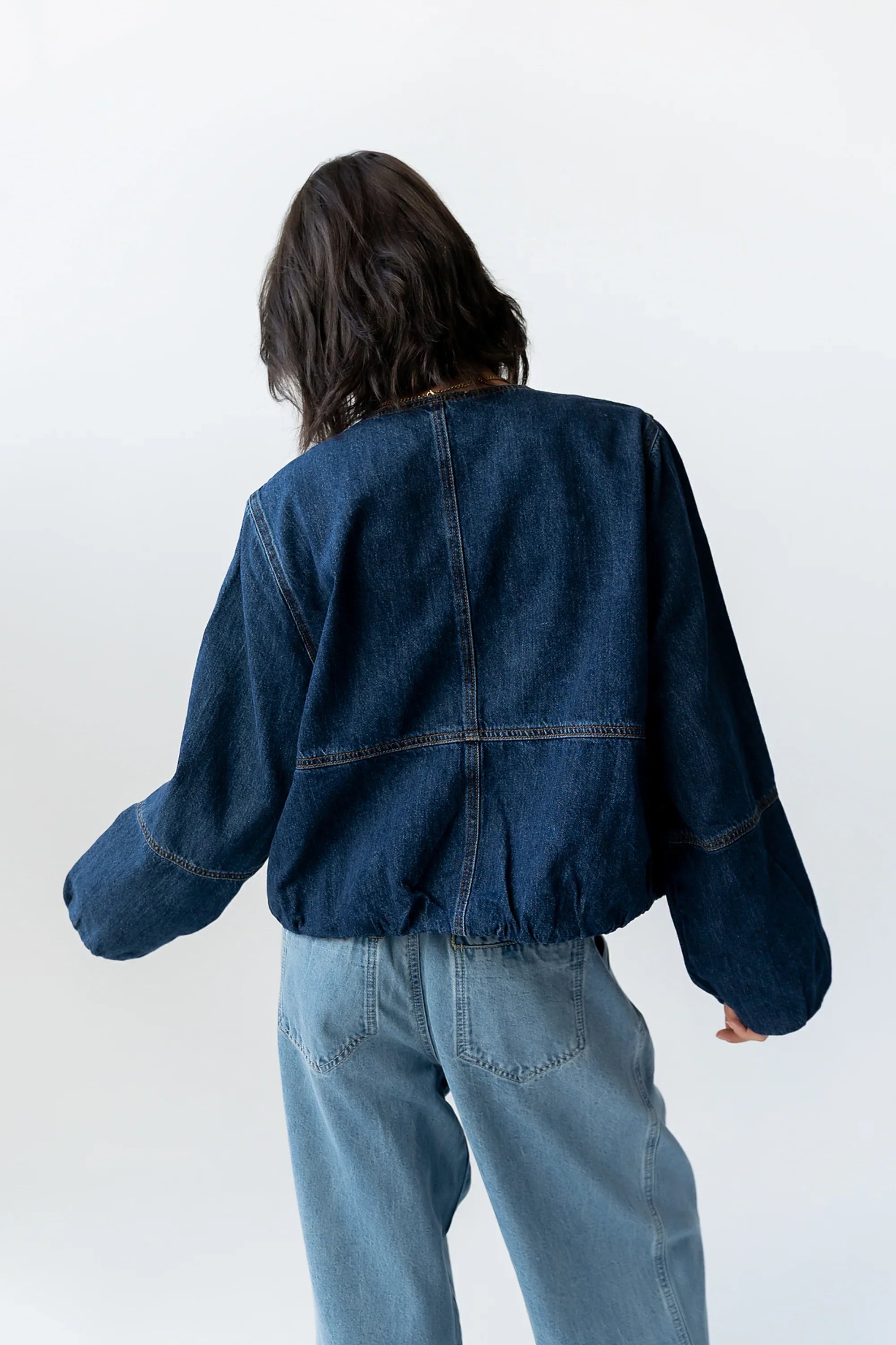 Maggie Denim Bubble Jacket FINAL SALE