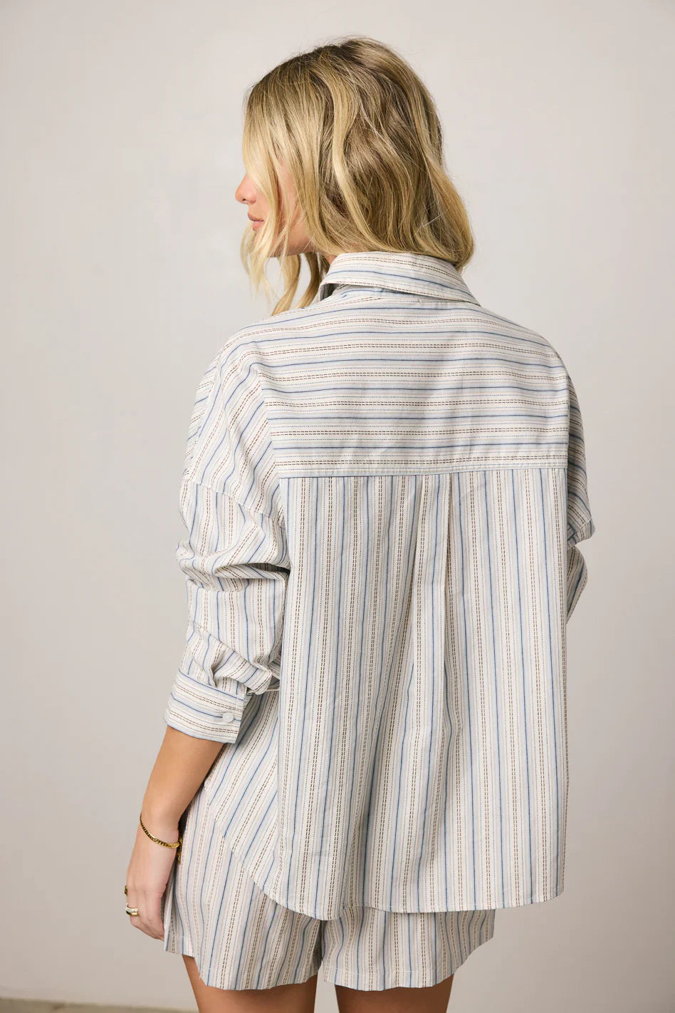 Tommy Striped Button Up FINAL SALE