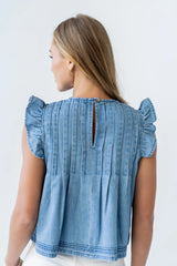Kenna Pleated Blouse