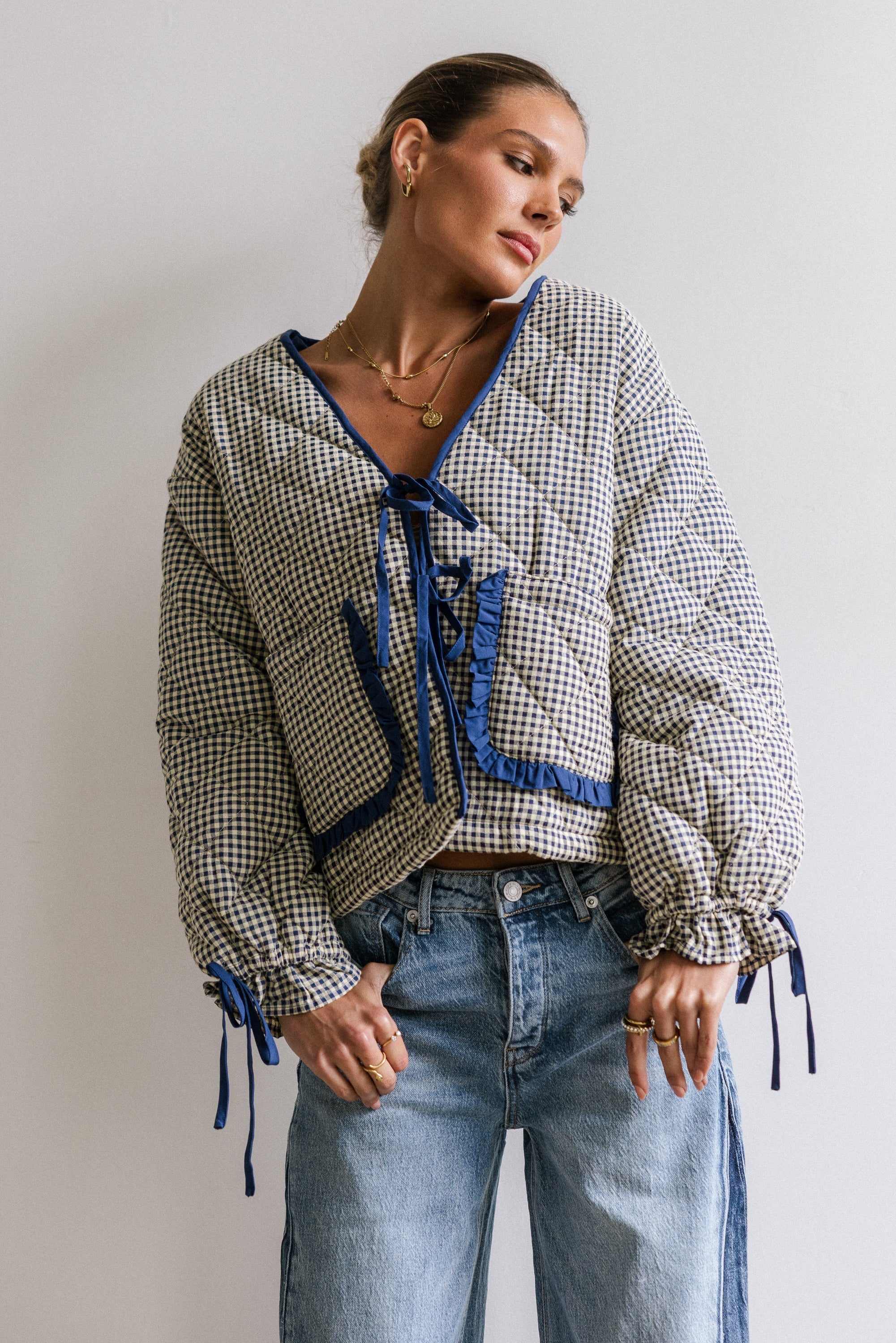 Andy Gingham Jacket FINAL SALE