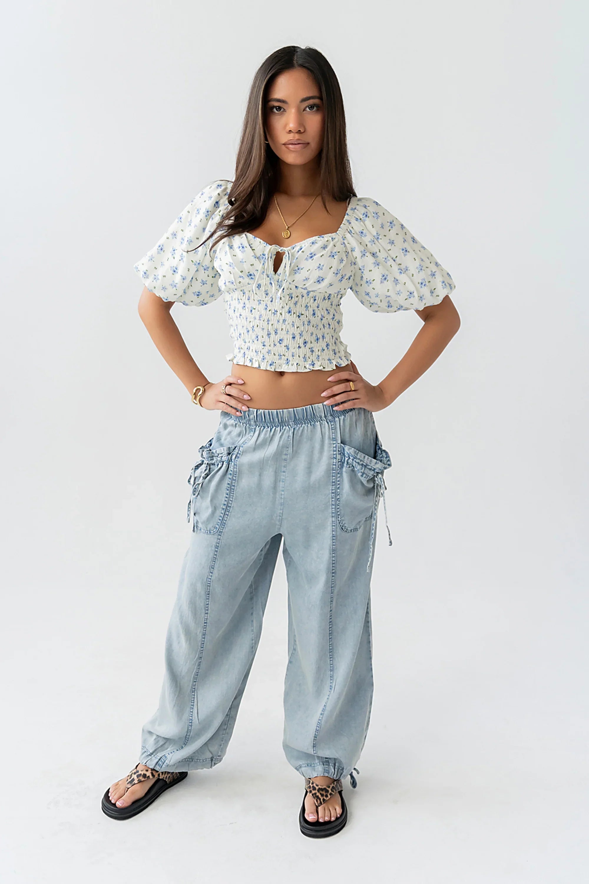 Brin Floral Top