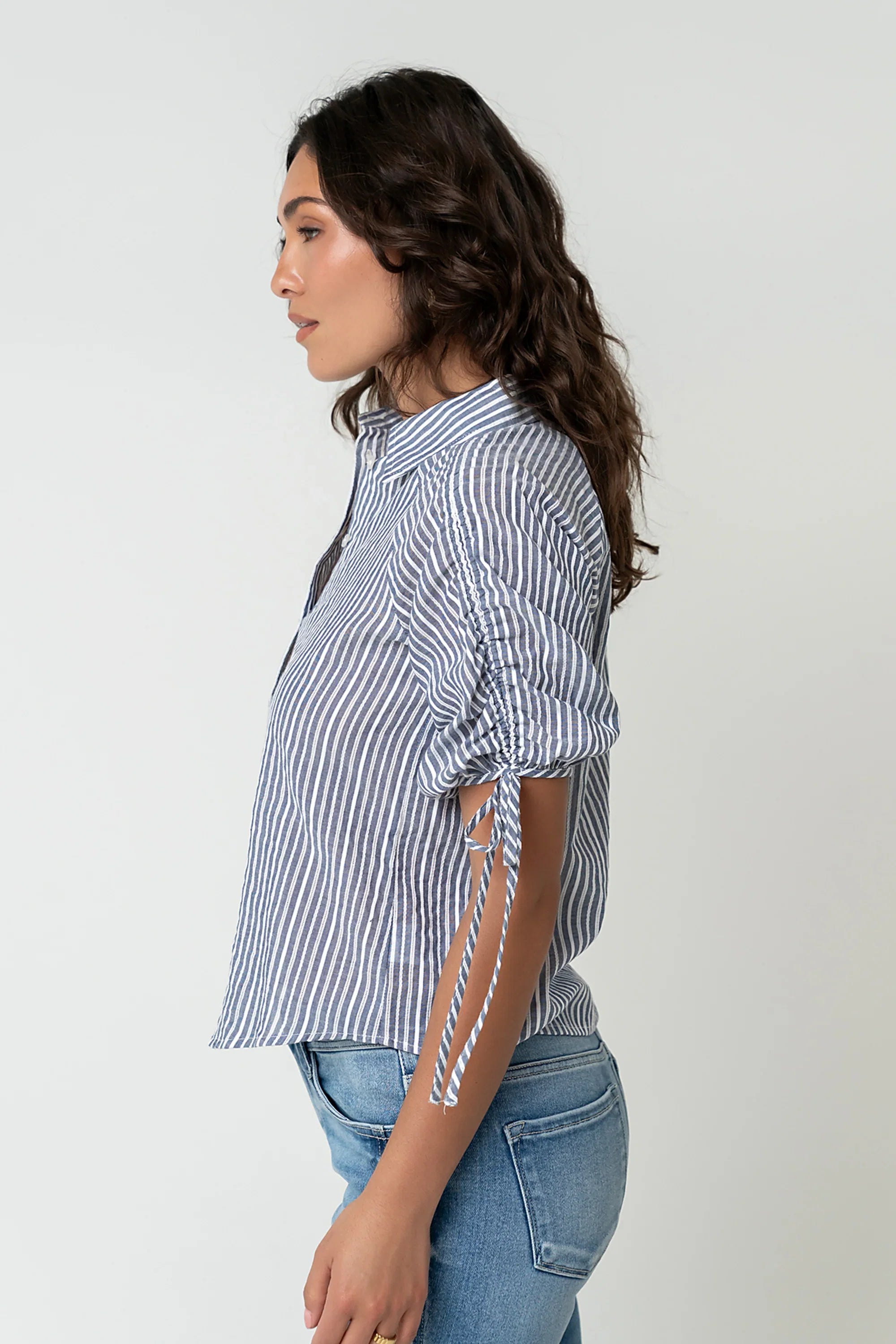 Kylen Striped Button Up