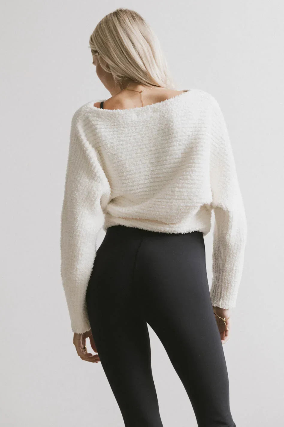 Calia Knit Sweater in Cream FINAL SALE