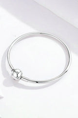 Star Bangle Bracelet In Sterling Silver