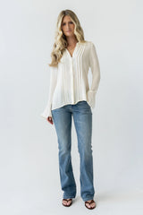 Margot Sheer Button Up
