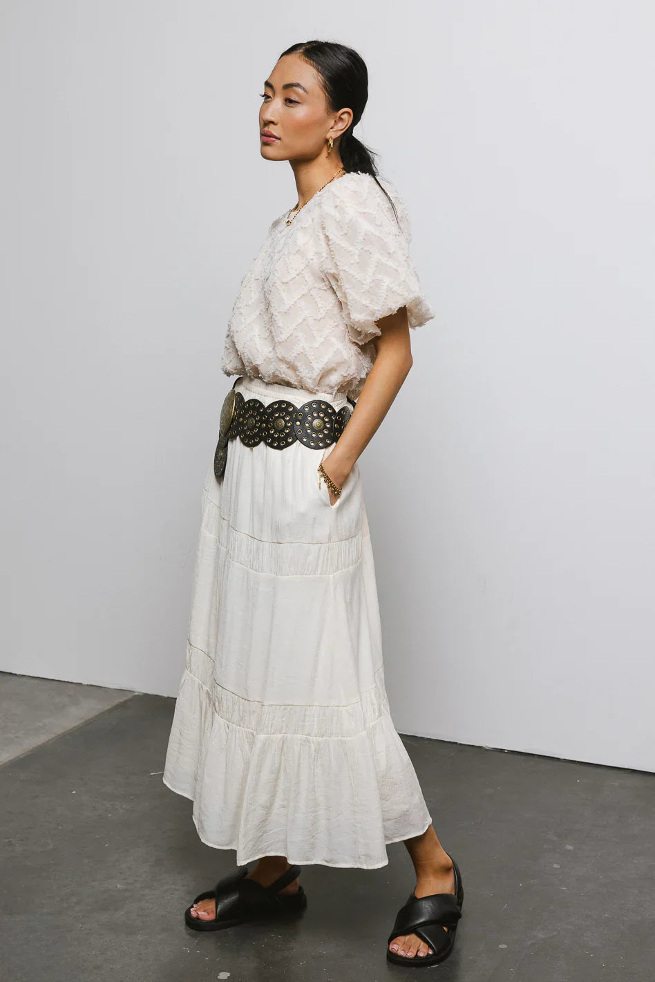 Juliet Textured Blouse FINAL SALE