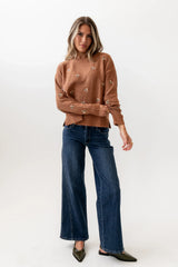 Kate Wide Leg Jeans in Dark Wash