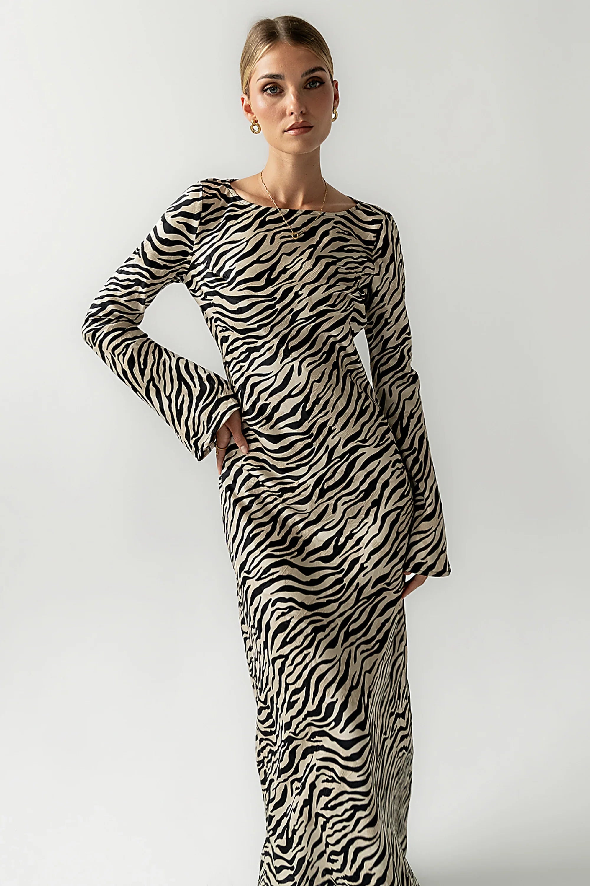 Melody Zebra Ultra Maxi Dress FINAL SALE