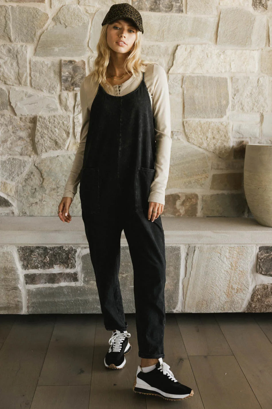 Bram Overalls in Black FINAL SALE