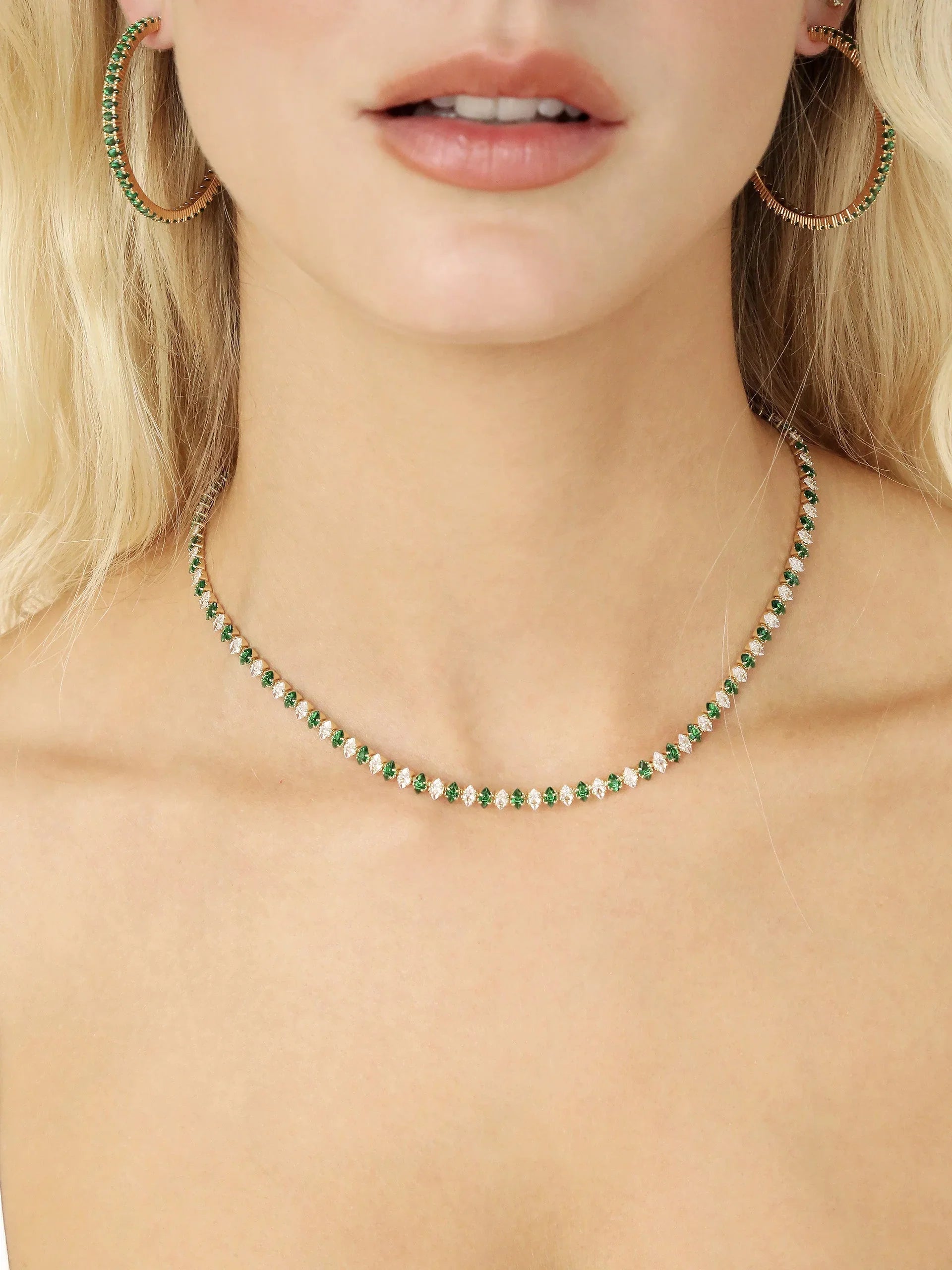 Marquise Crystal Necklace