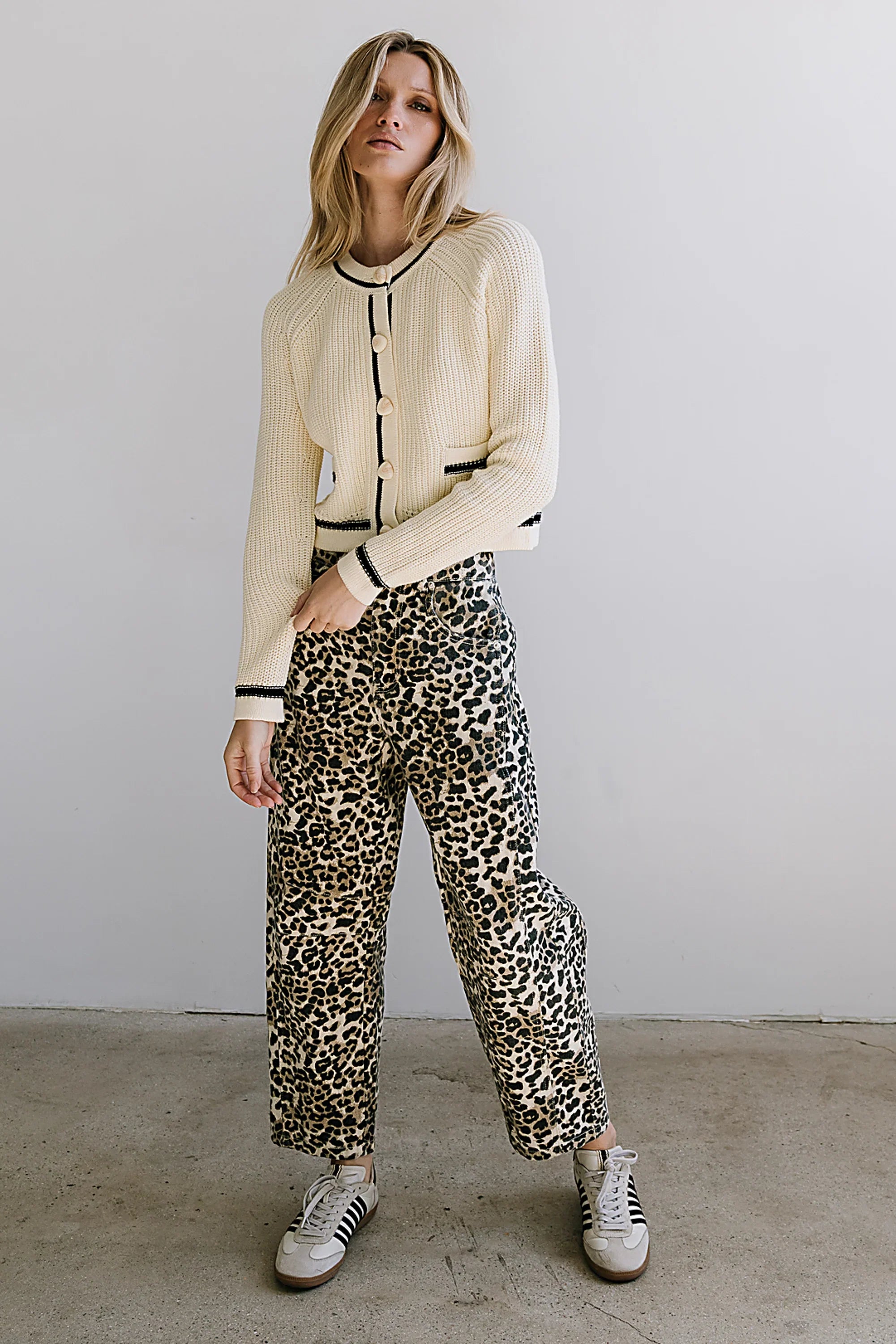 Karmella Contrast Cardigan