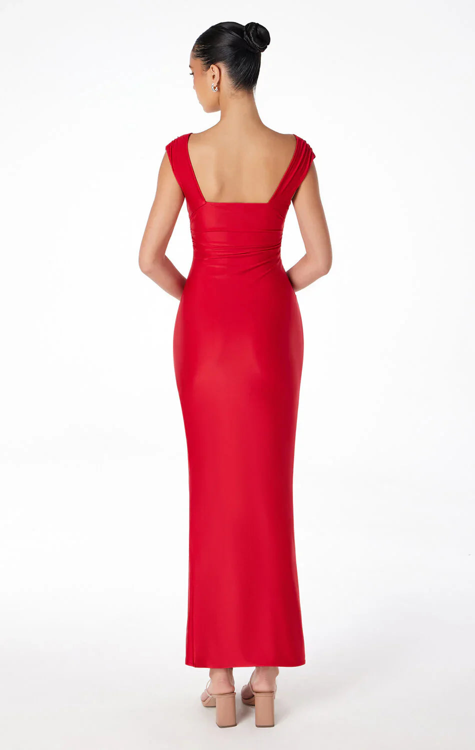 ROMI STRETCH JERSEY MAXI DRESS