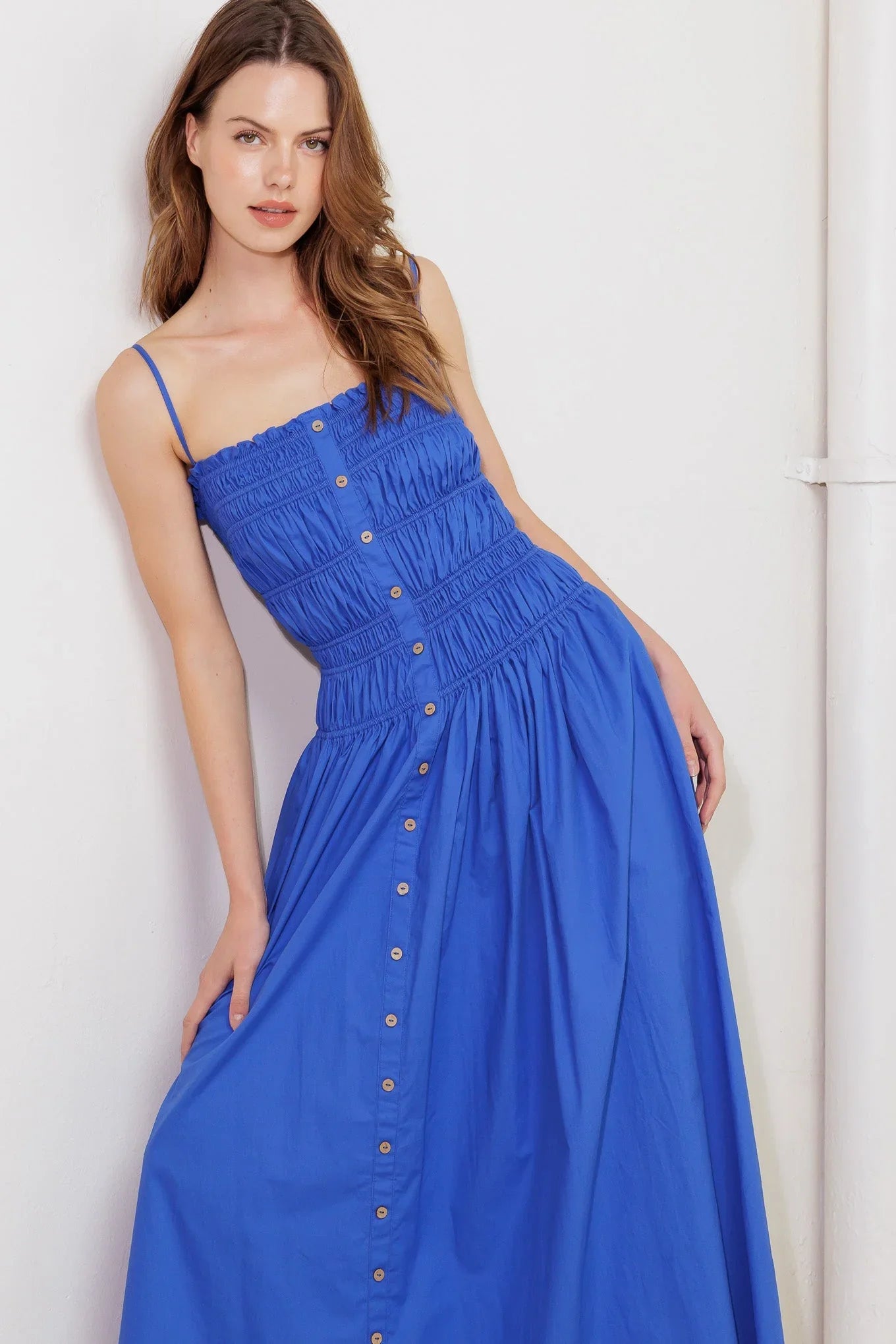 MOONLIGHT MIDI DRESS COBALT BLUE