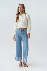 Marta Polka Dot Blouse