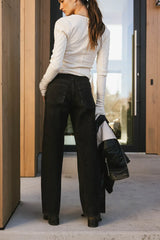 Livy No Waistband Straight Leg Jeans FINAL SALE