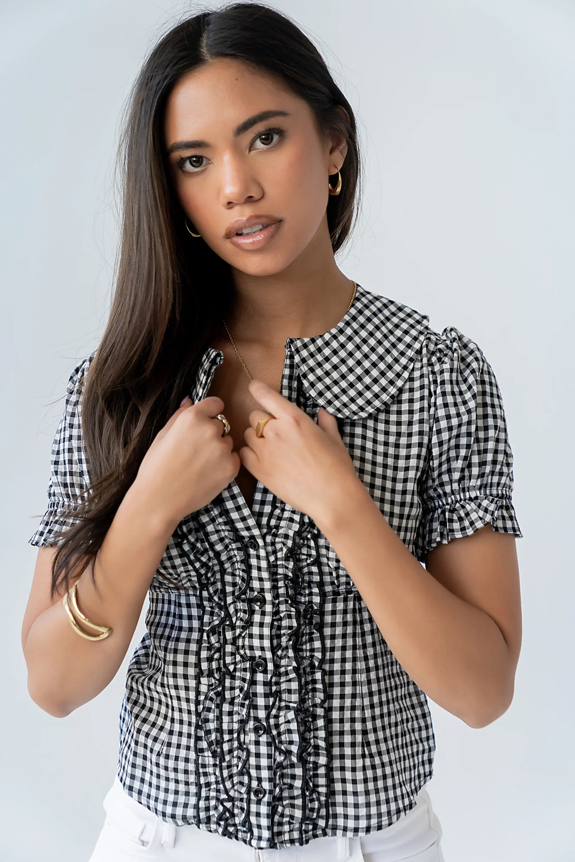 Charlie Button Up in Black