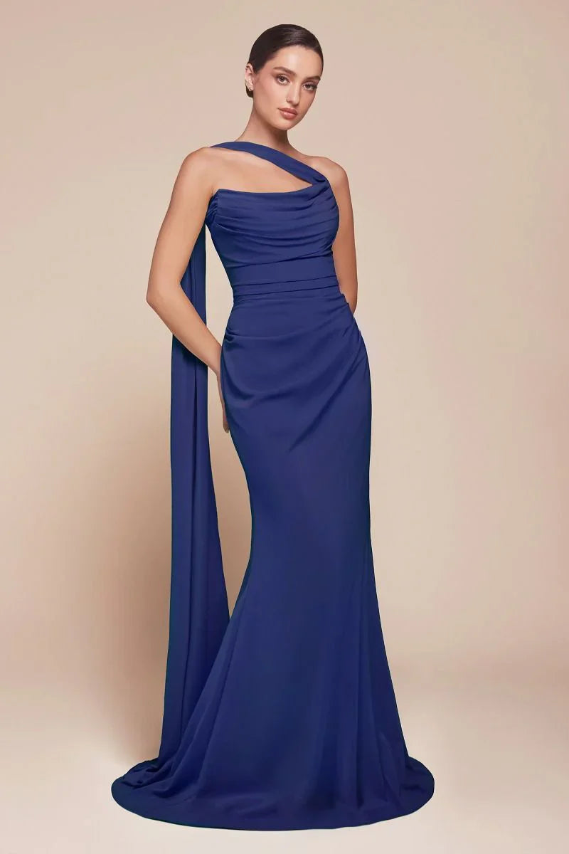 Caitlin Gown Convertible Tie Chiffon Dress