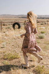 Arabella Floral Midi Dress FINAL SALE
